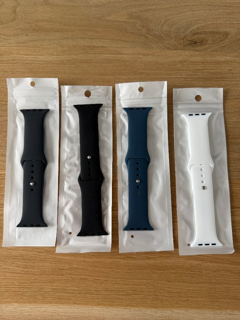 Partij Apple Watch bandjes, Apple Watch ⌚️, Zwart, IOS, Nieuw