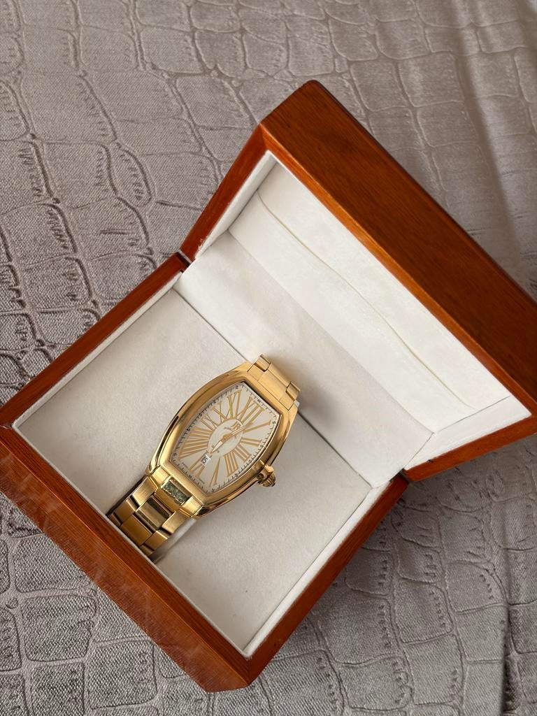 Jaques Richal horloge - Moon, Sieraden, Tassen en Uiterlijk, Horloges | Heren, Gebruikt, Polshorloge, Overige merken, Staal, Staal