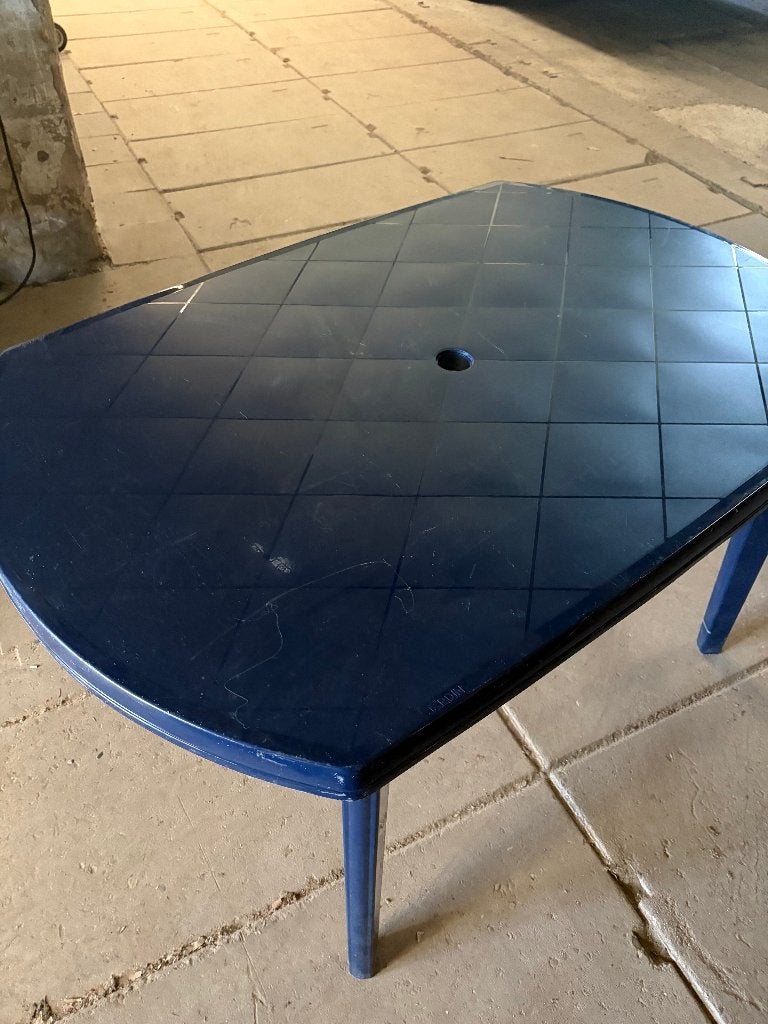 Tuitafels, Tuin en Terras, Ophalen, Gebruikt, Rechthoekig, Kunststof