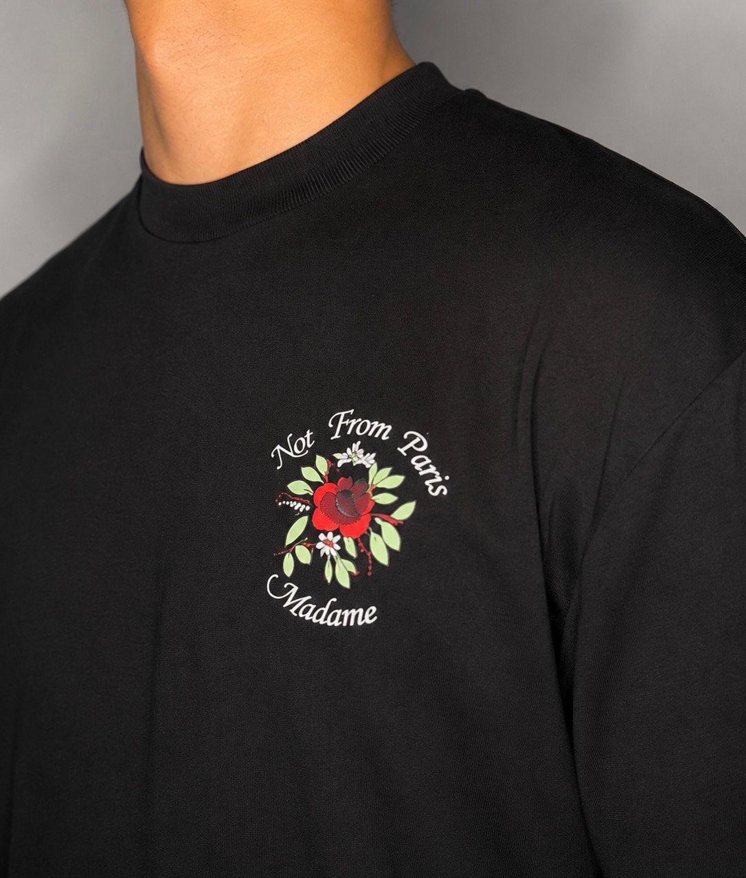 Drole de Monsieur shirt tshirt poli zwart, Ophalen of Verzenden, Zo goed als nieuw, Zwart