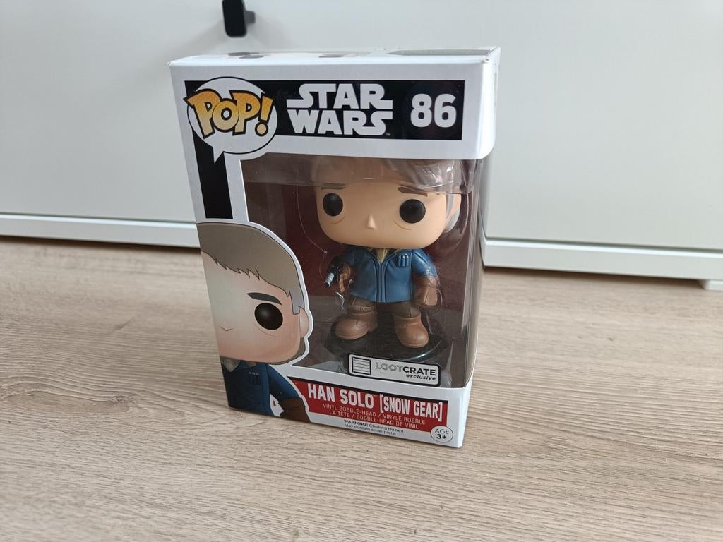 Funko Pop- Star Wars Han Solo Snow Gear #86 Loot Crate, Verzamelen, Star Wars, Nieuw, Actiefiguurtje, Ophalen of Verzenden