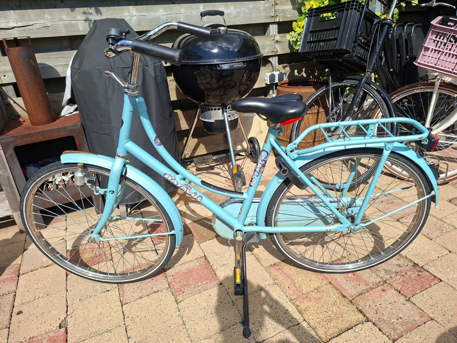 Batavus meisjes fiets 24 inch, Ophalen, Terugtraprem, Batavus, 53 tot 56 cm