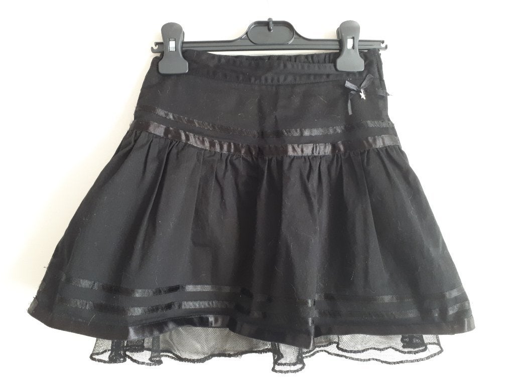 Zwart feestrokje, Kinderen en Baby's, Kinderkleding | Maat 122, Ophalen of Verzenden, Gebruikt, Meisje, Jurk of Rok