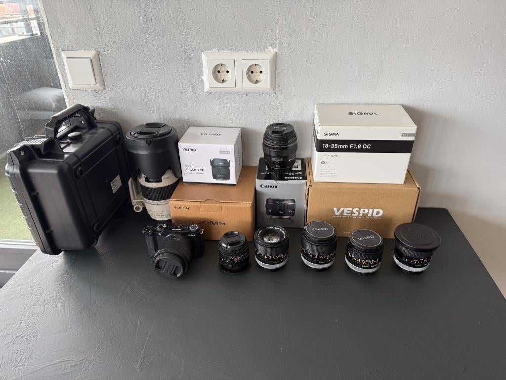 Canon EF & FD Lenzen + adapters, Audio, Tv en Foto, Fotografie | Lenzen en Objectieven, Ophalen of Verzenden, Gebruikt, Standaardlens