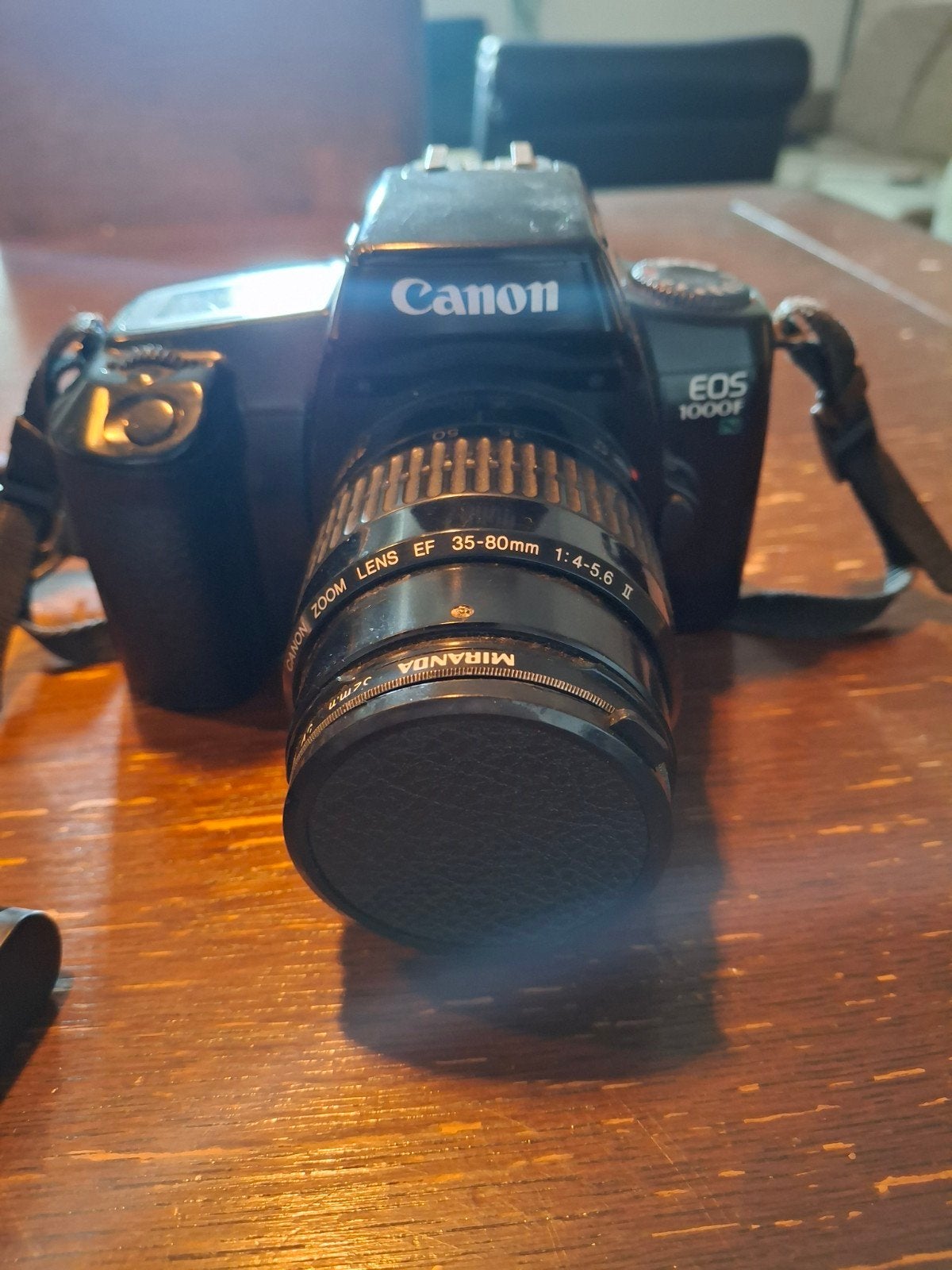 Canon EOS 1000F Spiegelreflexcamera met EF 35-80mm lens, Ophalen of Verzenden, Gebruikt, Spiegelreflex, Canon