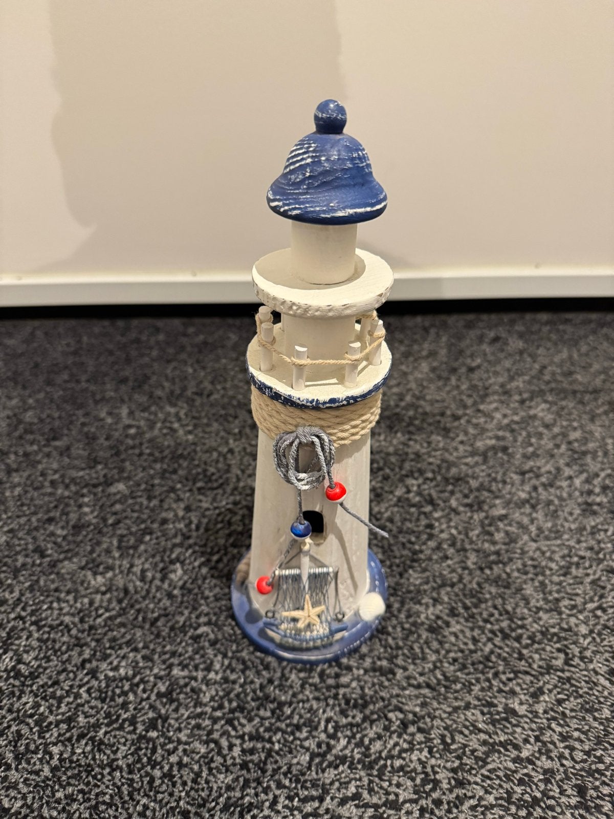 Decoratieve vuurtoren - Maritieme sfeer in huis, Hout, Overige stijlen, Ophalen of Verzenden, Zo goed als nieuw