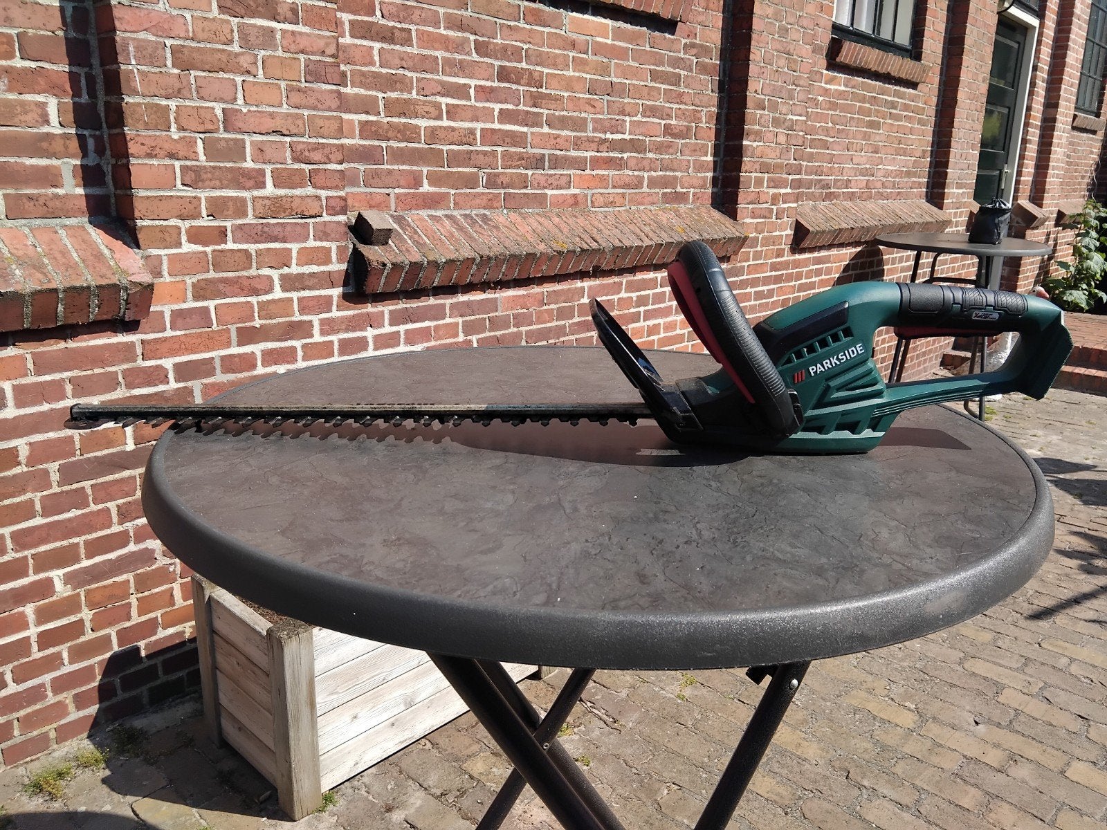 Nette Parkside heggenschaar 20v, Ophalen of Verzenden, Nieuw, Accu, Parkside