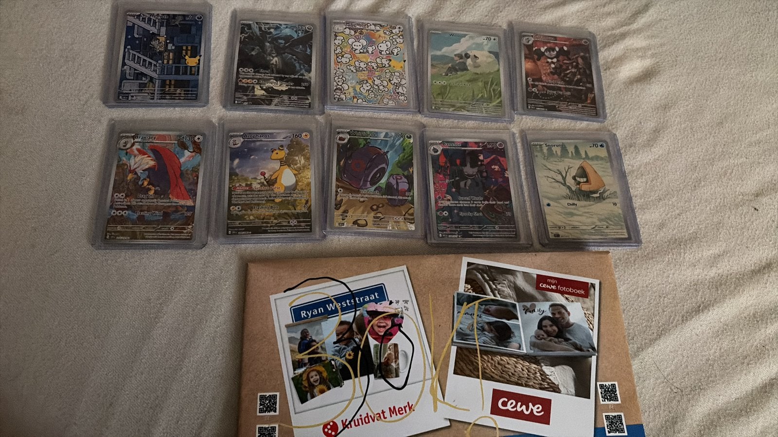 lotje illustration rares pokemon, Ophalen of Verzenden, Zo goed als nieuw, Speelkaart(en)