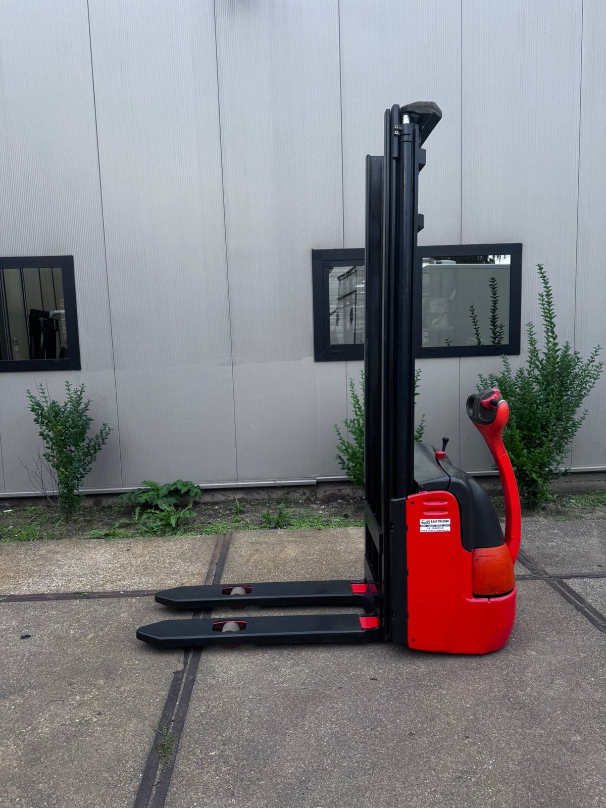 Linde L10 elektrische stapelaar palletwagen 3,9 m hefhoogte, Ophalen, Zo goed als nieuw