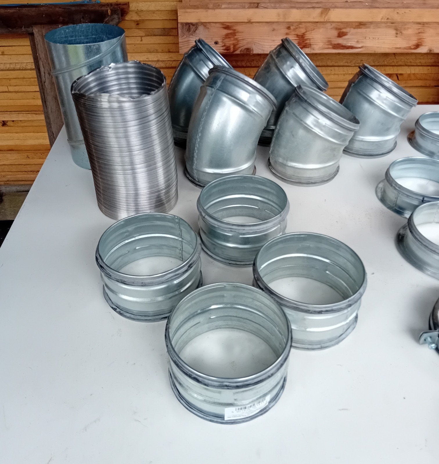 Spirobuis accessoires, hulpstukken, ophangbeugels, bochten, Doe-het-zelf en Verbouw, Buizen en Afvoer, Ophalen, Pvc, Overige typen