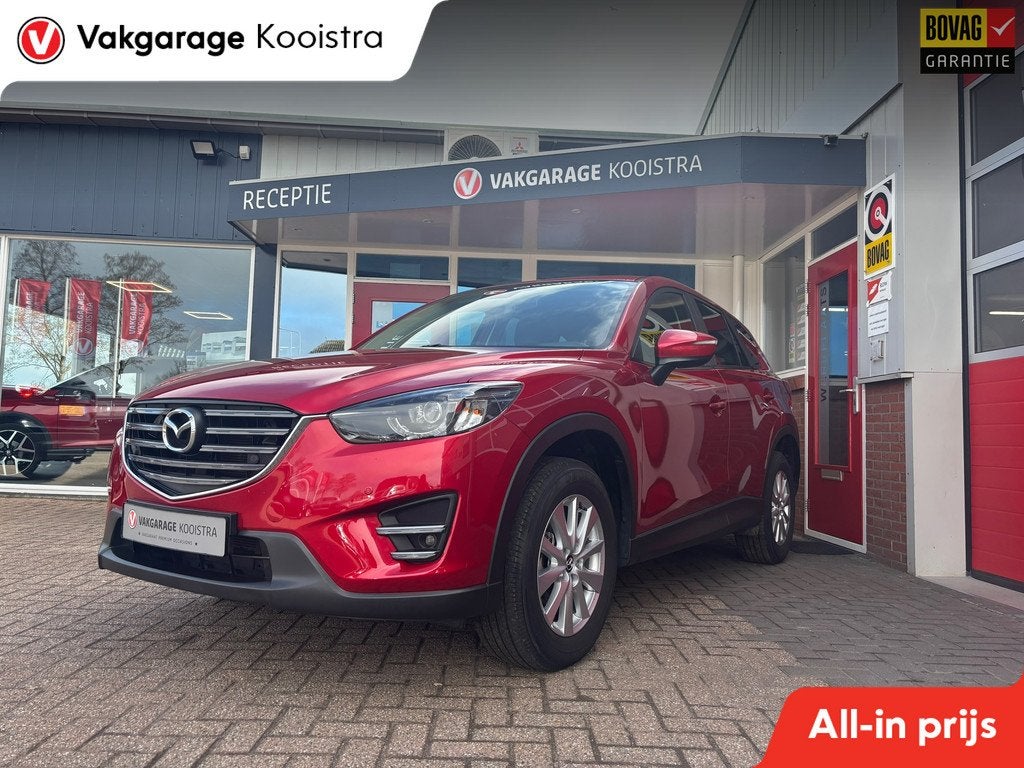 Mazda CX-5 2.0 Exclusive-Line160 GT-AWD|Navi|Cruise|Trekhaak, Gebruikt, Zwart, 160 pk, Bedrijf
