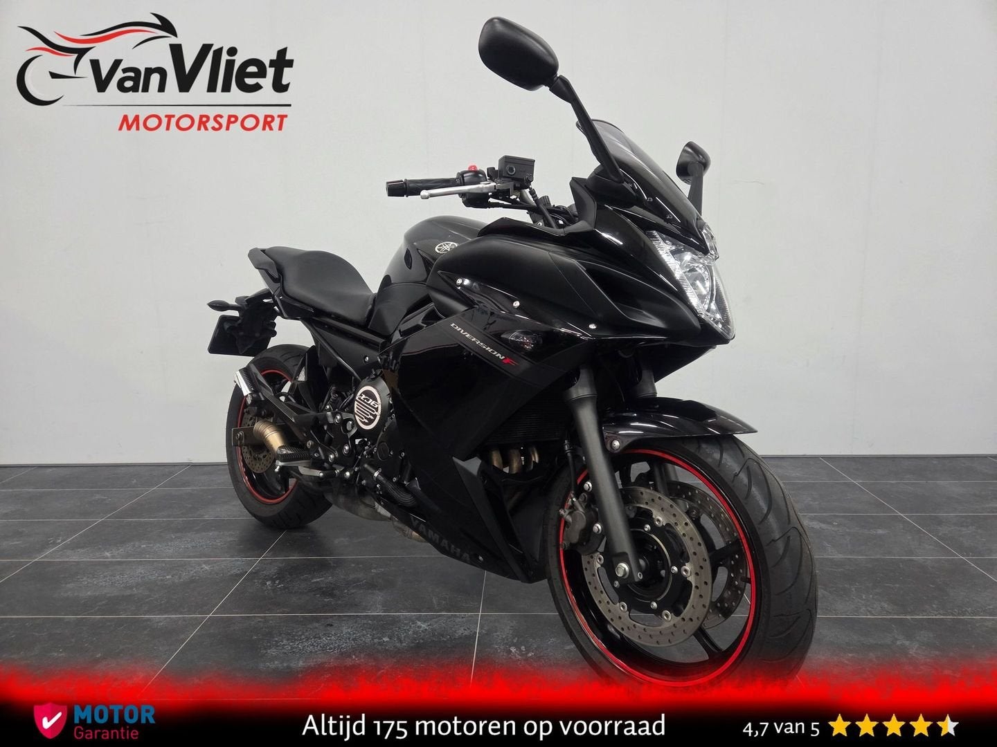 Topstaat.! Yamaha XJ6 Diversion Full Black bj 2013 XJ 6 F, Bedrijf, Onbekend, Toermotor, YAMAHA