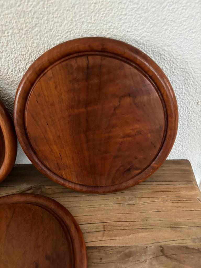 3 Teak houten snijplanken, Huis en Inrichting, Ophalen of Verzenden, Gebruikt, Glas of Kopje