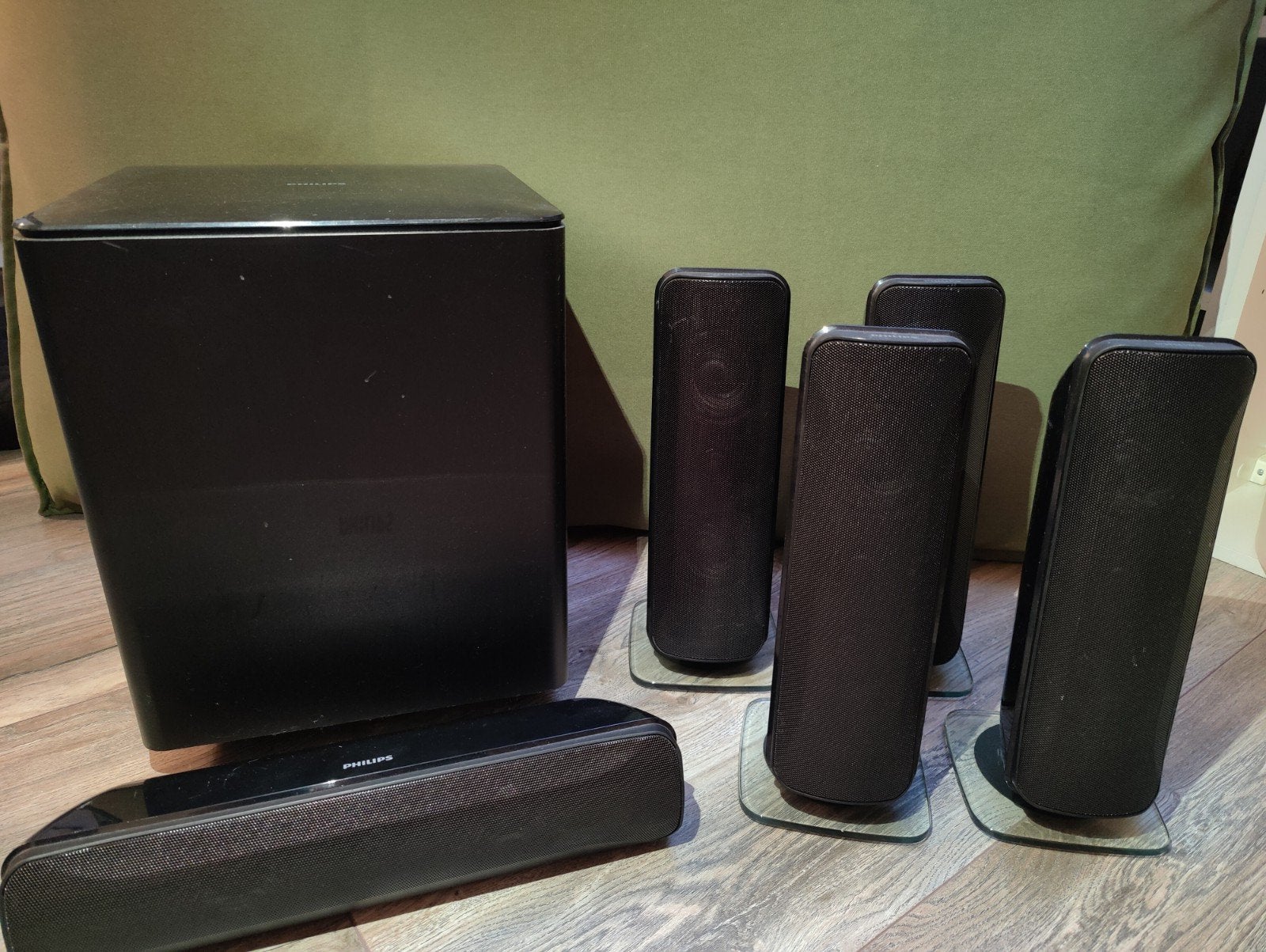 Gratis Philips speakers en sufwoofer, Ophalen, Gebruikt, Philips