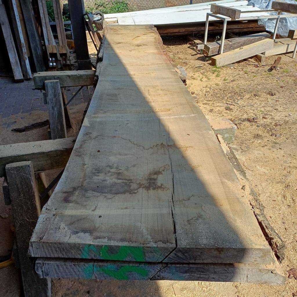 Grote schaaldelen Inlands en Amerikaans eiken, Ophalen, Nieuw, 250 cm of meer, Planken