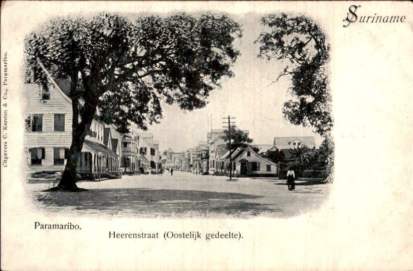 Suriname - Heerenstraat - 1900, Ophalen of Verzenden, Voor 1920, Ongelopen, Noord-Holland