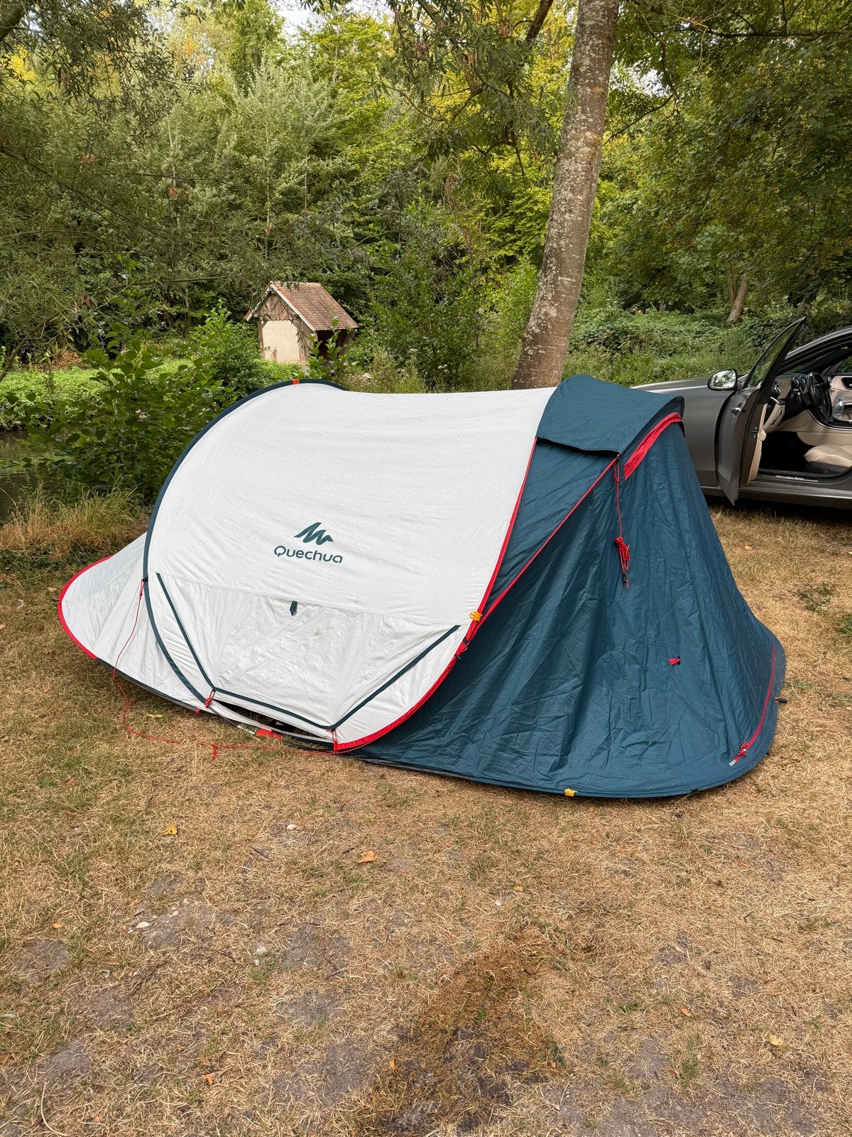 Quechua Fresh&Black 3 persoons XL pop-up tent, Ophalen, Zo goed als nieuw, Tot en met 3