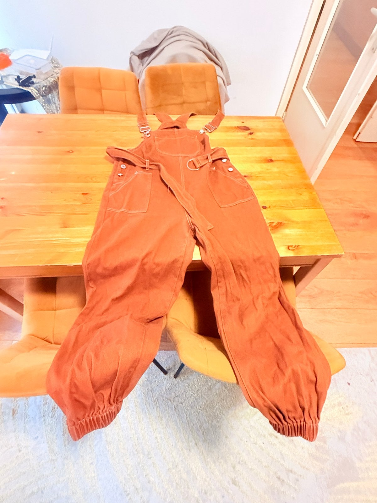 SHEIN Koperkleurige Tuinbroek Jogger - Maat M, Ophalen, Zo goed als nieuw, Maat 38/40 (M), Overige kleuren