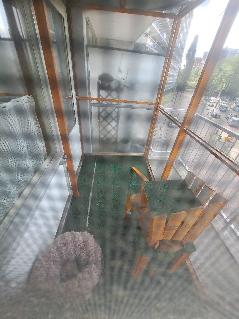 Kattenren voor balkon, Ophalen, Gebruikt
