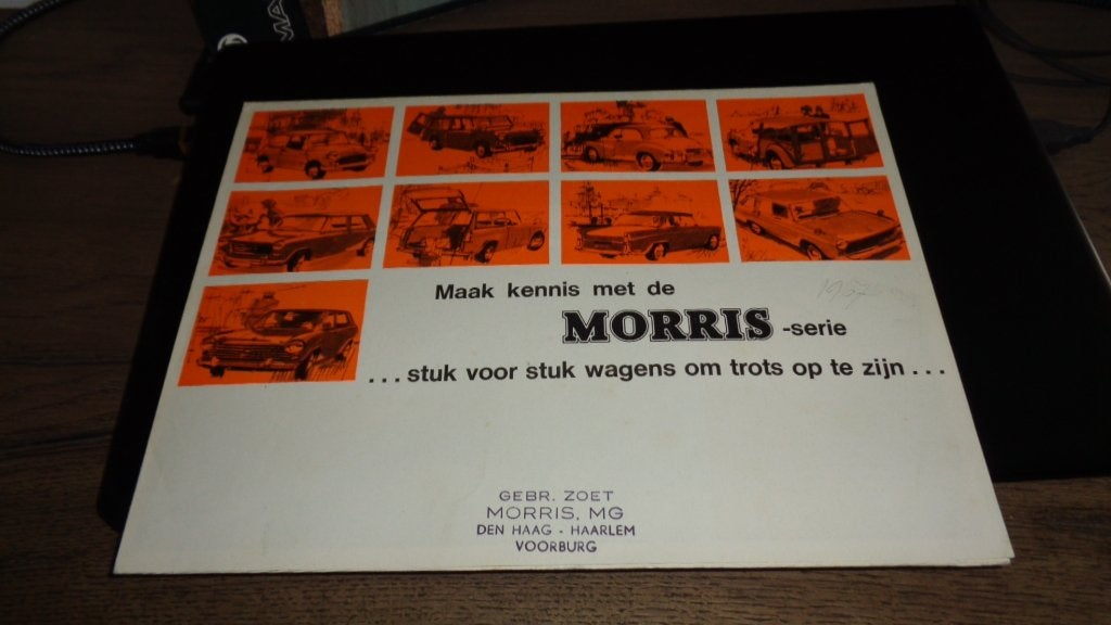 ZELDZAME Folder  MORRIS modellen  1967, Verzenden, Zo goed als nieuw, Overige merken