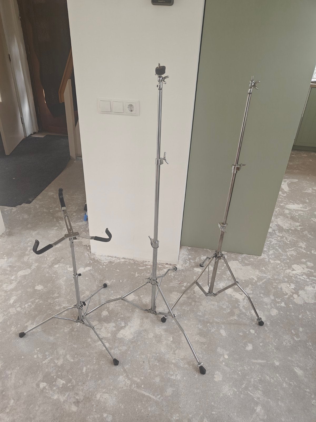 (Sonor?) Hardware 2 x cymbalstand + snarestand, Muziek en Instrumenten, Drumstellen en Slagwerk, Ophalen of Verzenden, Sonor