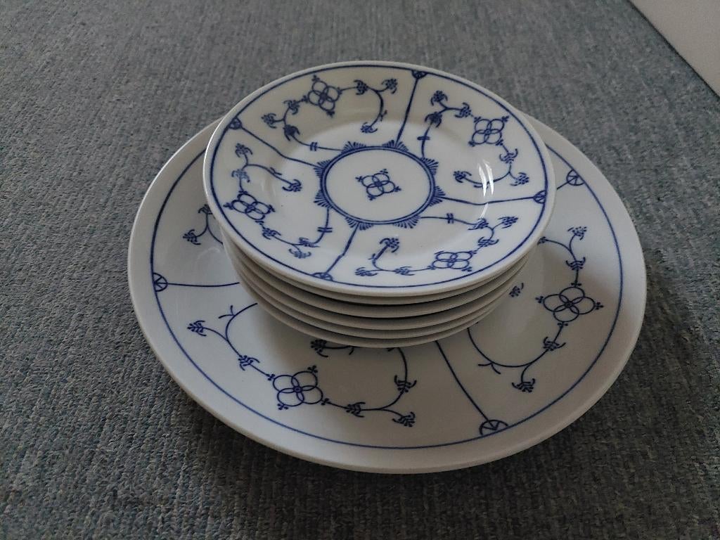 Blauw Jager Saks servies diverse, Ophalen of Verzenden