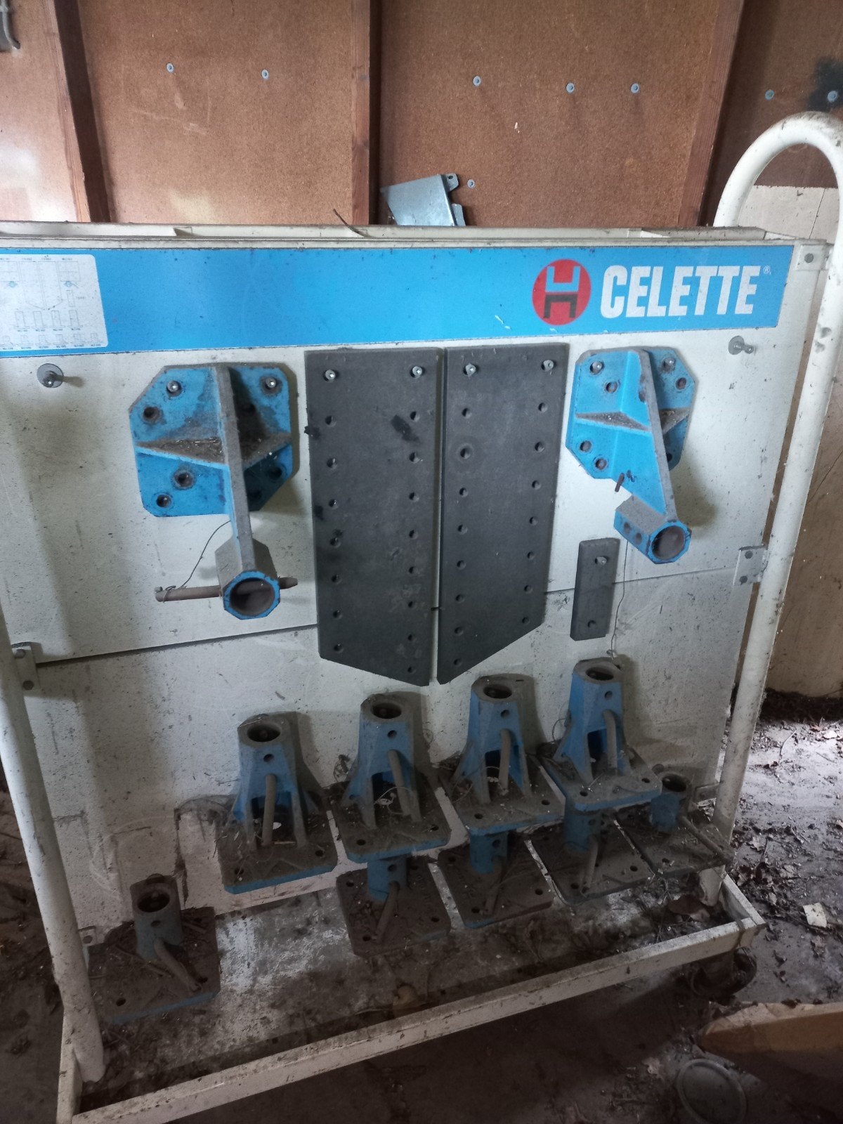Celette Richtbank met toebehoren, Ophalen, Gebruikt