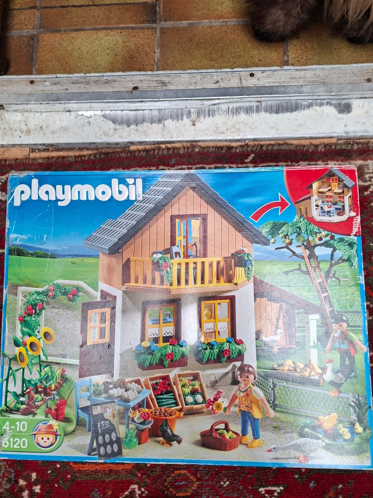 Playmobil Boerderij met Markt en Kippenhok (5120), Kinderen en Baby's, Speelgoed | Playmobil, Ophalen of Verzenden, Gebruikt