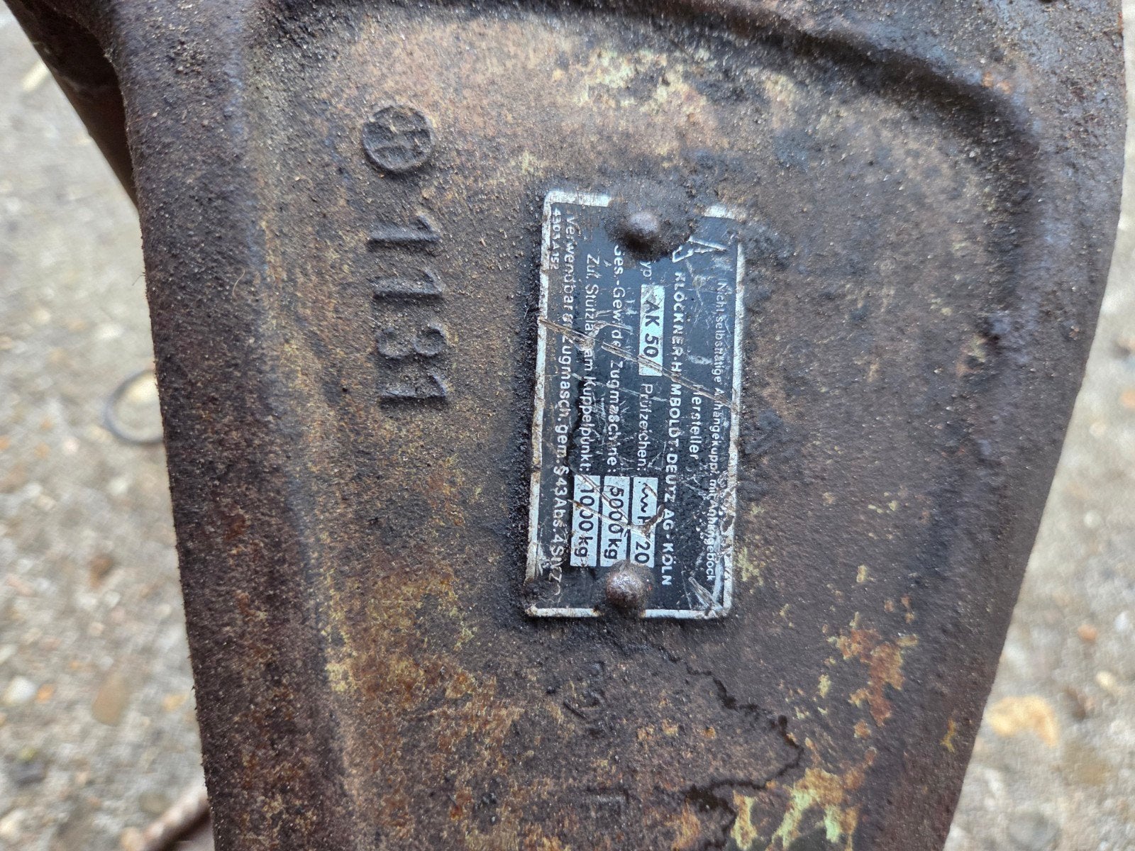 trekbek deutz 06 serie., Ophalen of Verzenden, Gebruikt