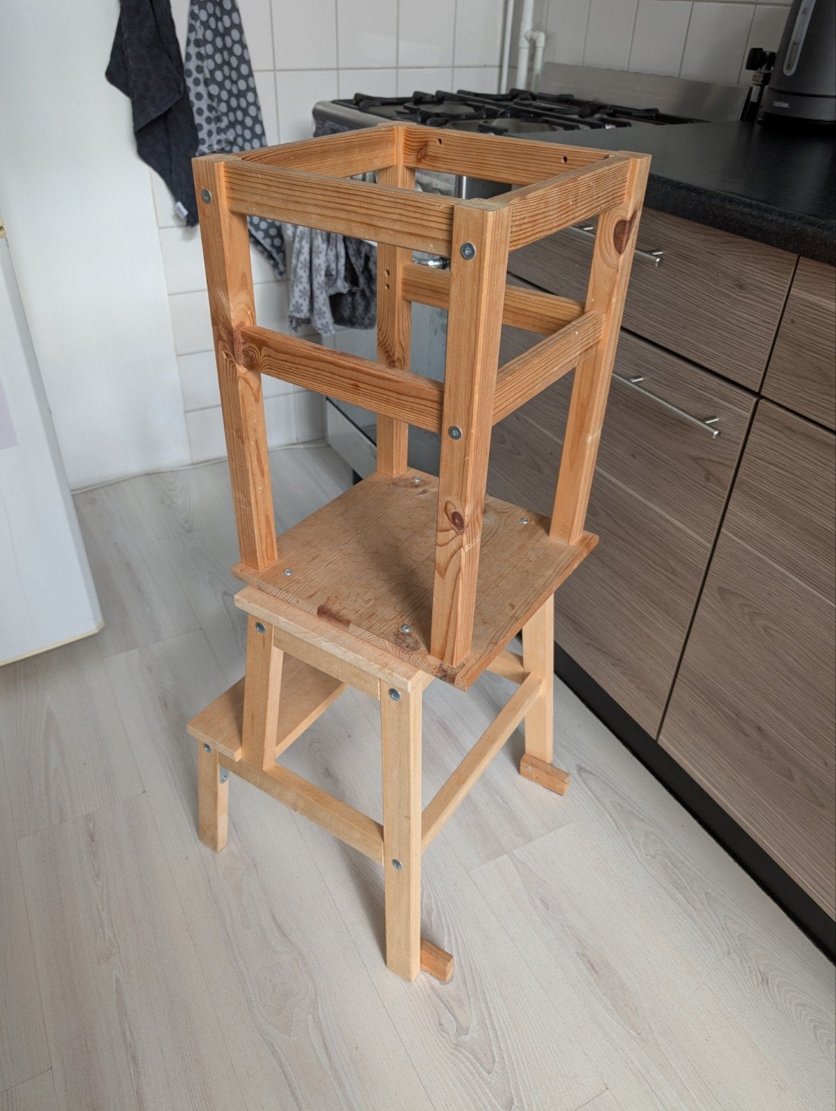 Leertoren voor dreumes/peuter/kleuter, Ophalen