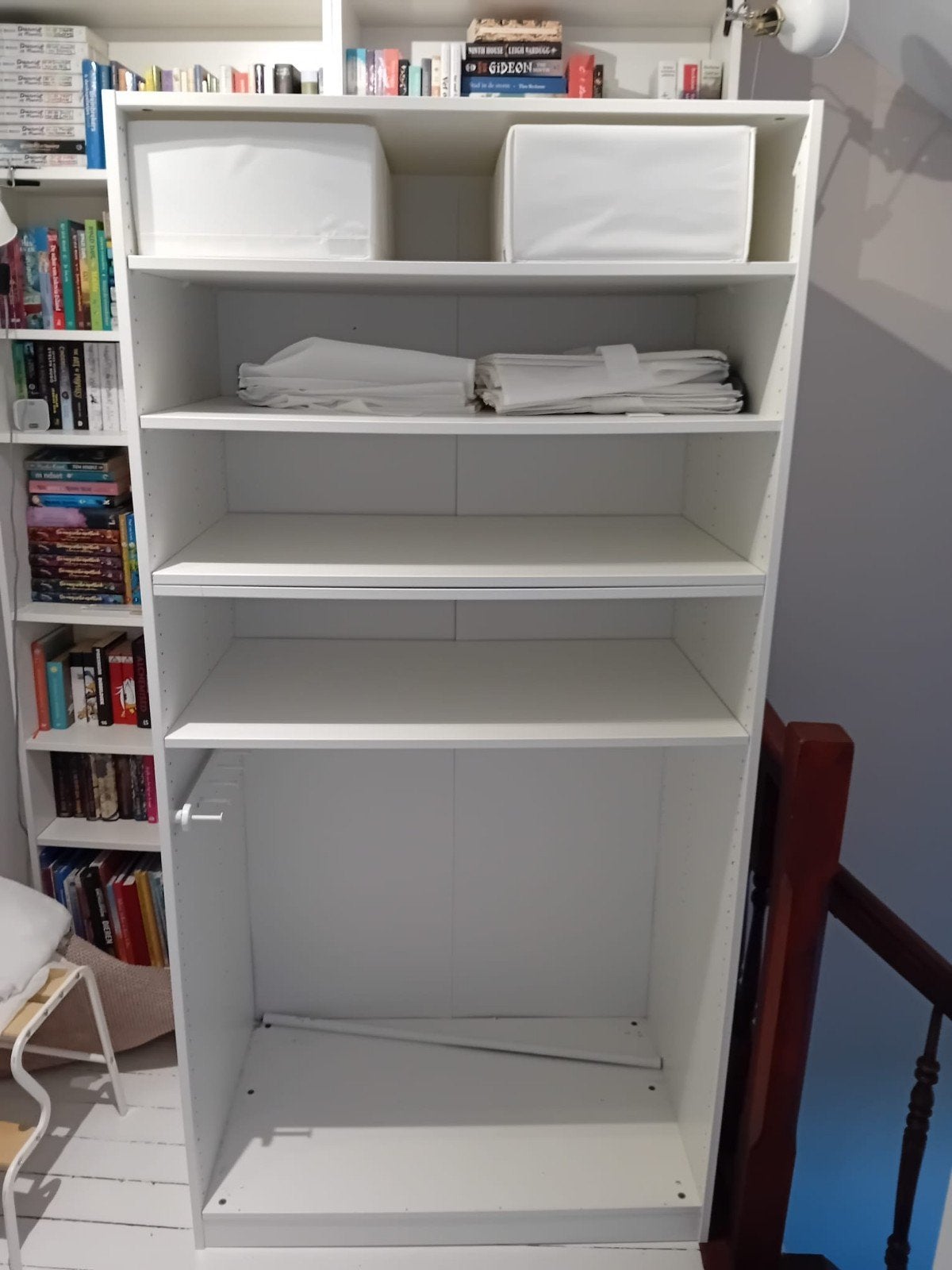 IKEA Pax Basis Kast - Wit, Ophalen, Gebruikt, 200 cm of meer, Met plank(en)