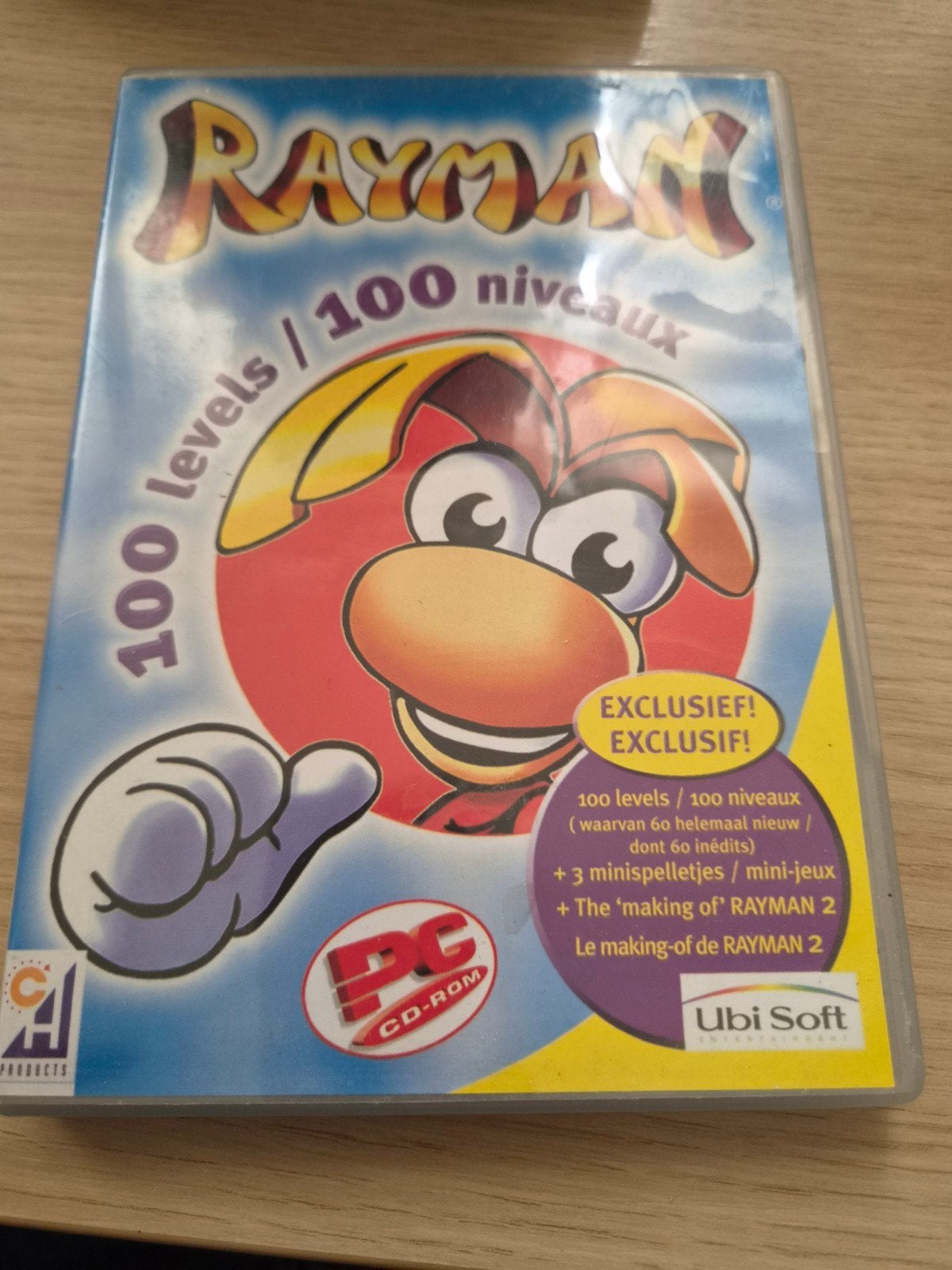 Rayman PC CD-ROM - 100 Levels & Extra's, Gebruikt, 1 speler, Ophalen of Verzenden, Platform