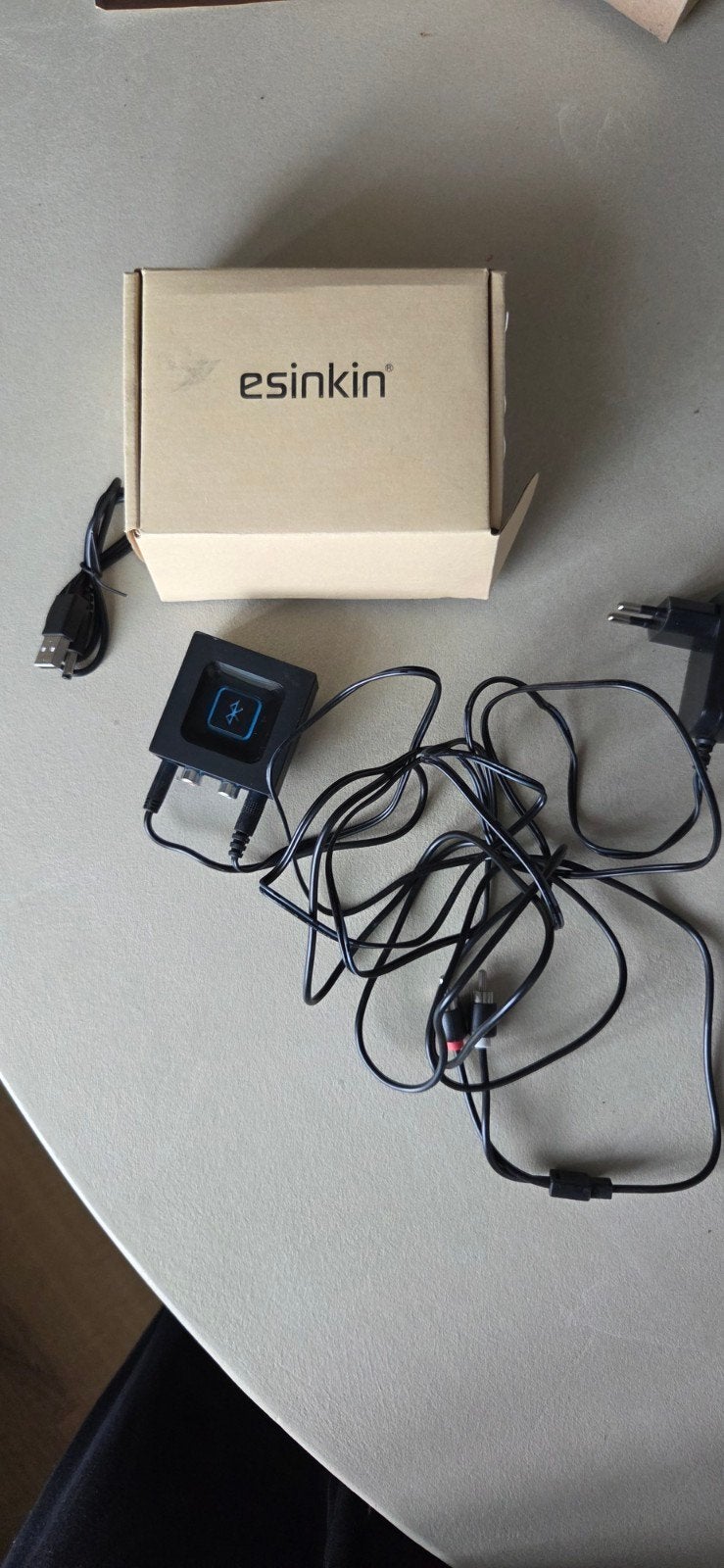 Eskinkin Bluetooth Audio Adapter met kabels, Ophalen of Verzenden, Zo goed als nieuw, Minder dan 2 meter, Overige kabels