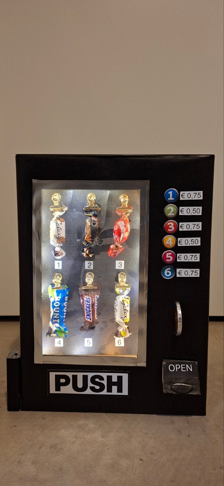 sinterklaas surprise snoepautomaat chocolade met licht, Ophalen of Verzenden, Nieuw