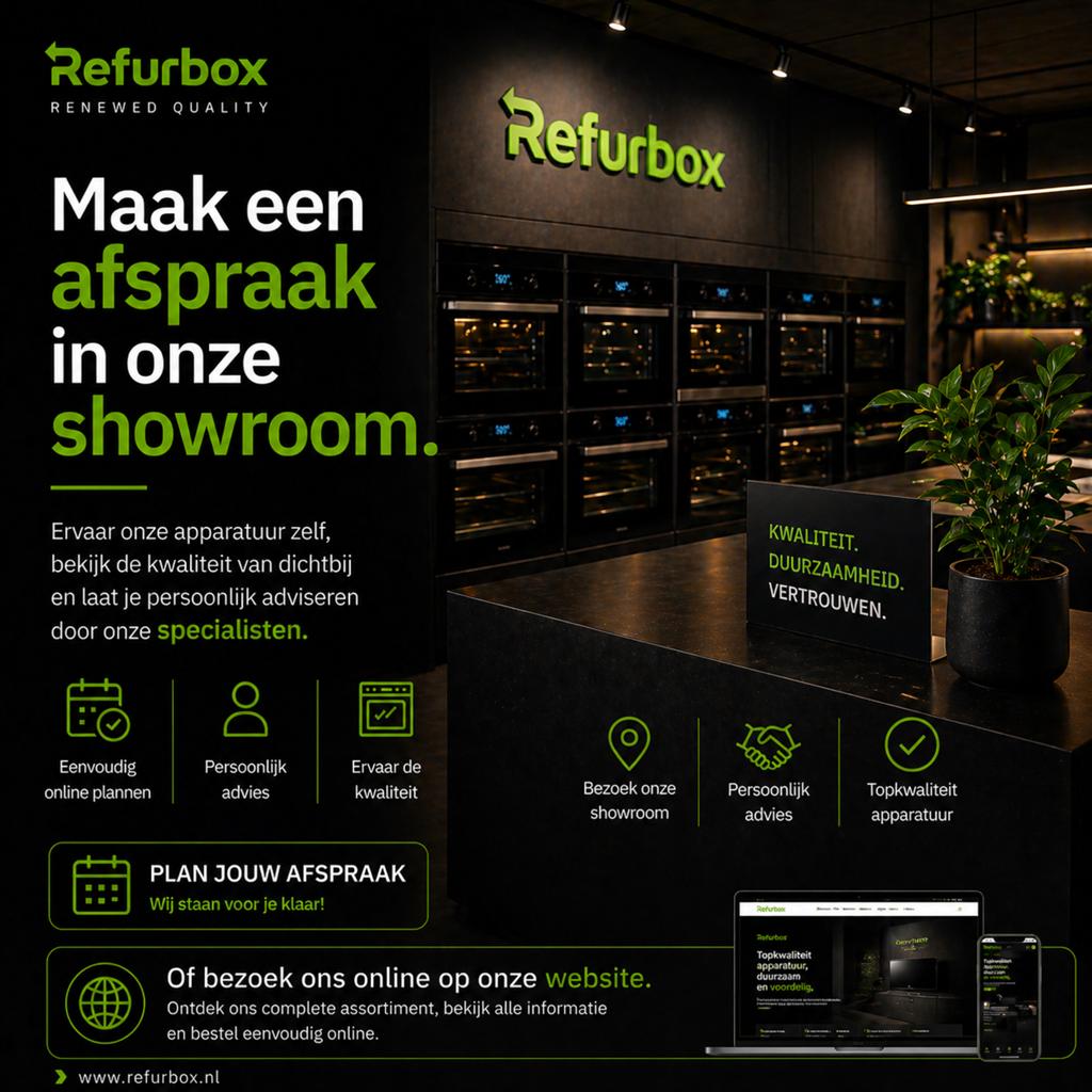 Exclusieve refurbished Siemens & Bosch inbouwapparatuur, Witgoed en Apparatuur, Ophalen, Refurbished, Inbouw, Refurbox
