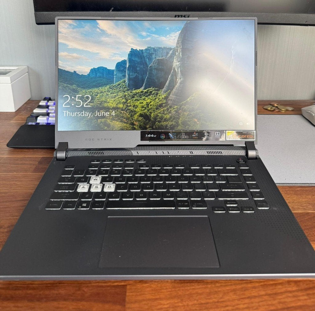 ASUS ROG Strix G15 RTX 3060,144Hz,Ryzen 7 Incl. accessoires, Computers en Software, Windows Laptops, Ophalen, Met videokaart, Qwerty