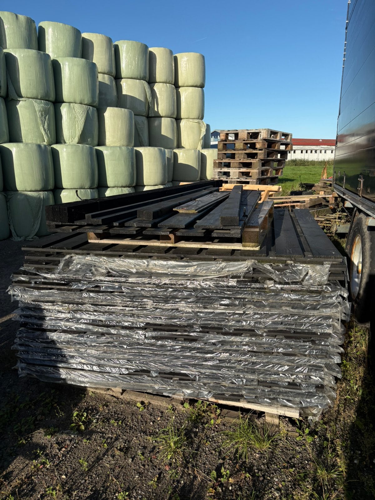 18 zwarte panelen 21pl en deur, Ophalen, 1 tot 2 meter, Minder dan 3 meter, Nieuw