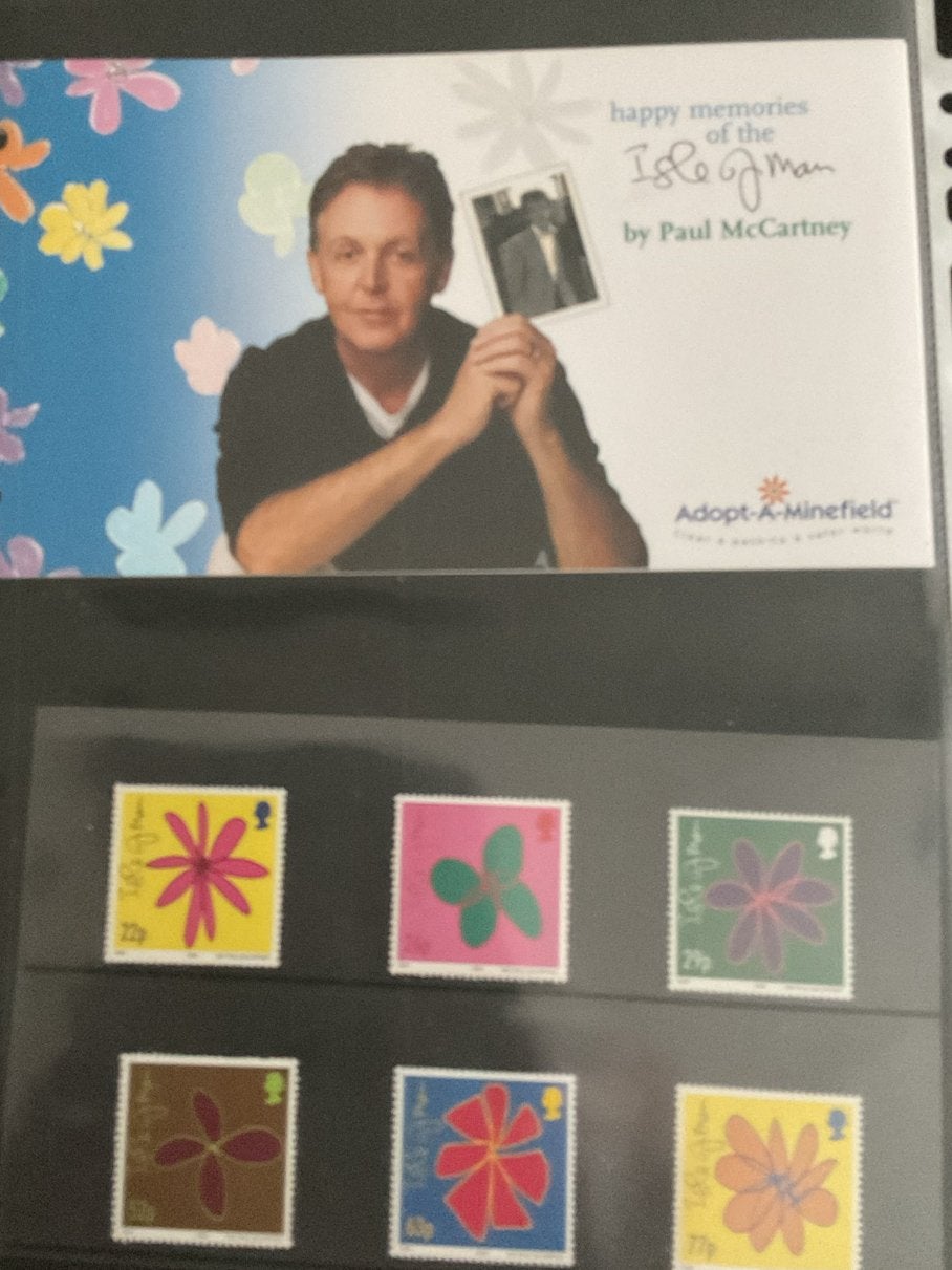 Paul McCartney Isle of Man postzegels - Happy Memories, Postzegels en Munten, Verzenden, Postfris