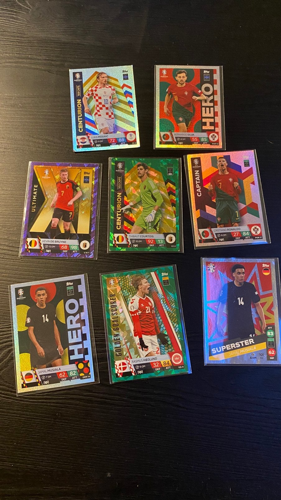 Topps Match Attax EK 2024 Voetbalkaarten - top Sterren, Ophalen of Verzenden, Zo goed als nieuw, Overige sporten, Spelerskaart