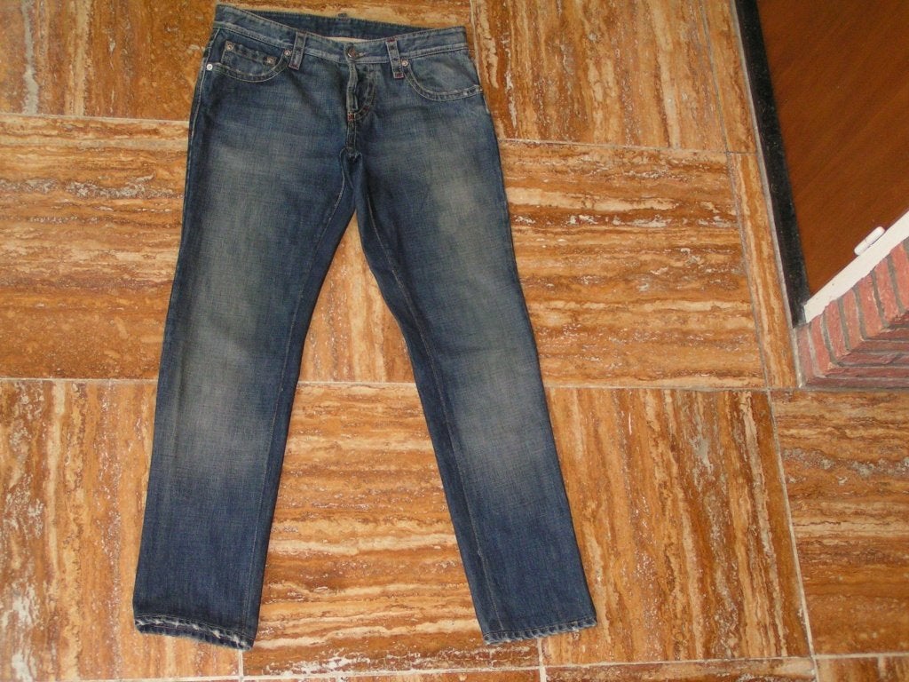 DSQUARED sijkerbroek,Mt 48(jeansmaat 34/32),topstaat, Tweedehands, Dsquared2, Blauw, Tweedehands