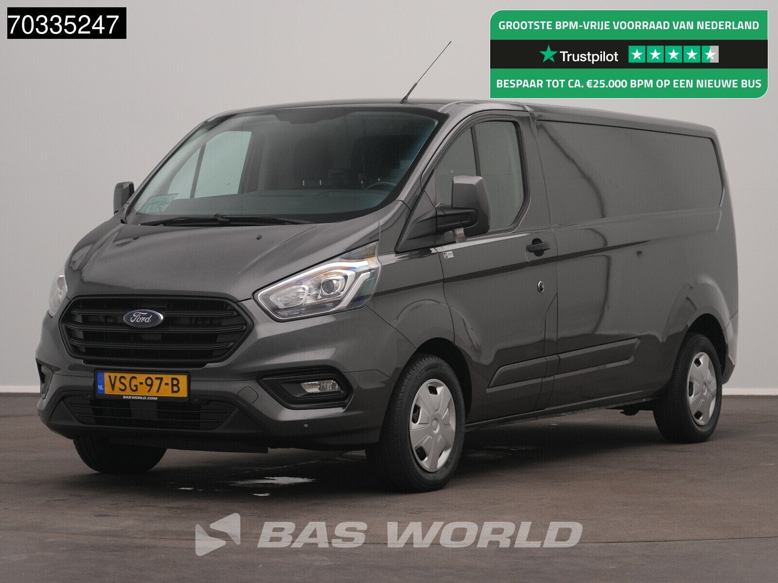 Ford Transit Custom 170pk Automaat L2H1 Airco Cruise Trekhaa, Automaat, Stof, Euro 6, 4 cilinders