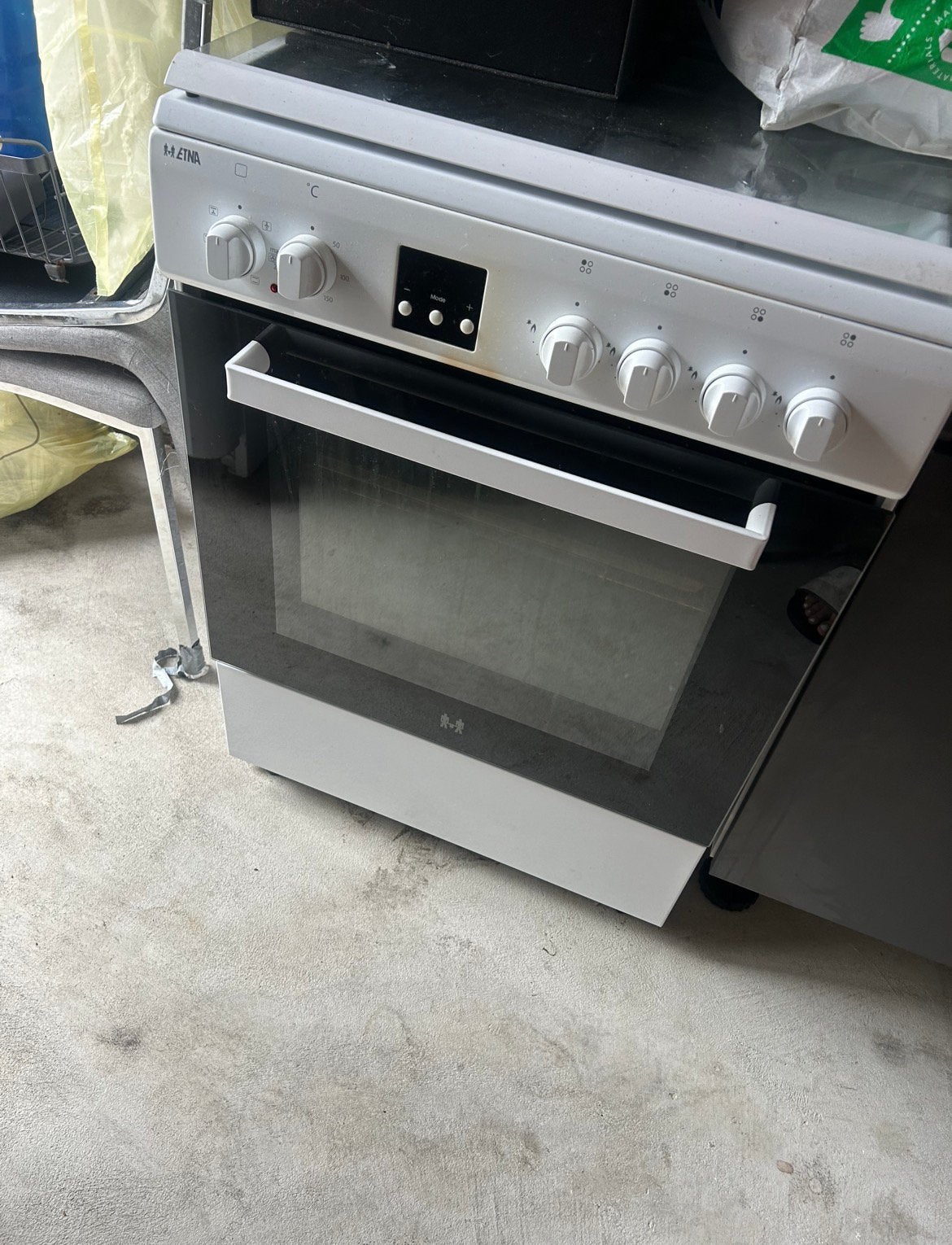 Fornuis, Zo goed als nieuw, Gas, Vrijstaand, 85 tot 90 cm