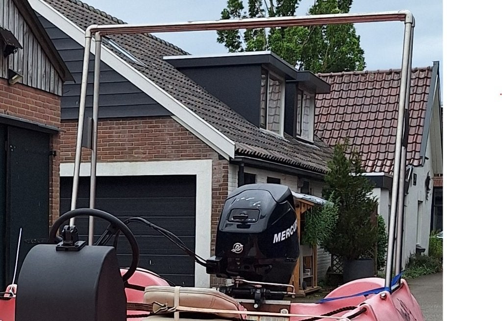 NAVIGATIEBEUGEL WHALY 310-370-435 ROLLBAR RADARBEUGEL, Watersport en Boten, Ophalen, Zo goed als nieuw, Elektra en Verlichting