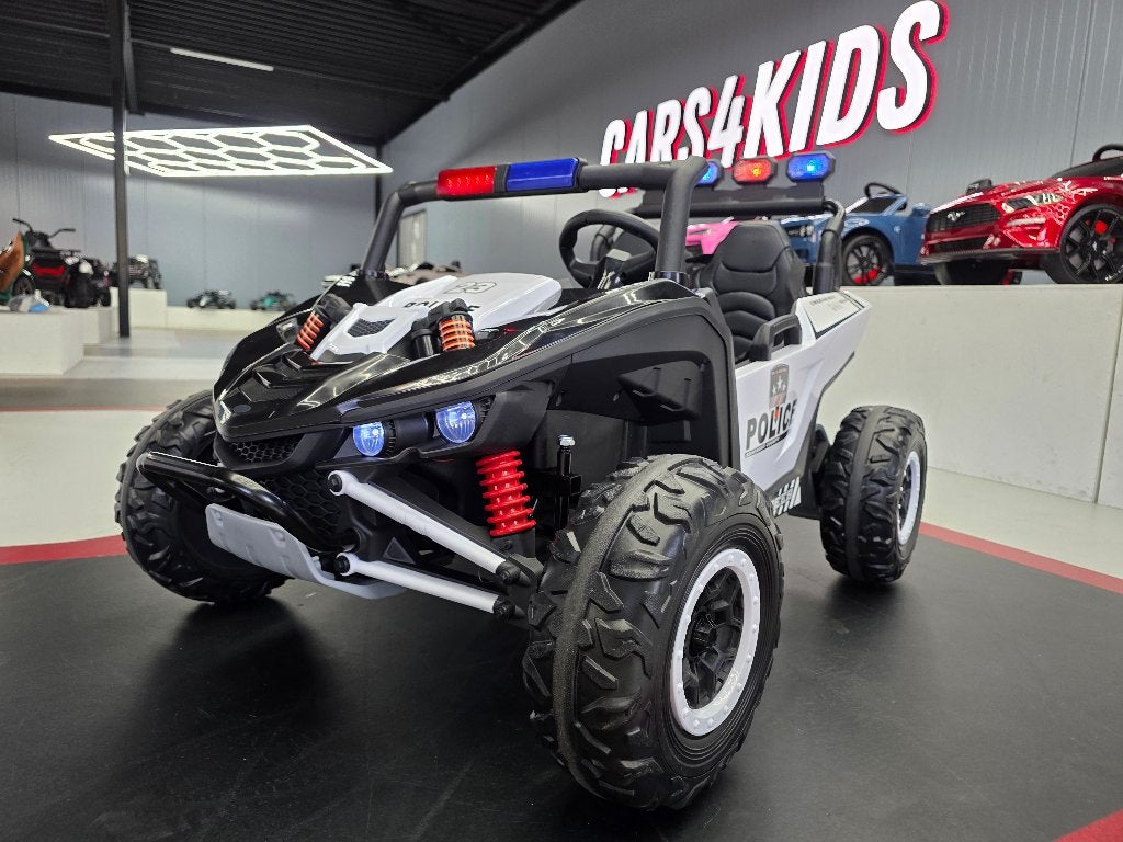Kinder Buggy Patrol 24 volt - leren zit - 2 persoons - RC, Ophalen of Verzenden, Nieuw