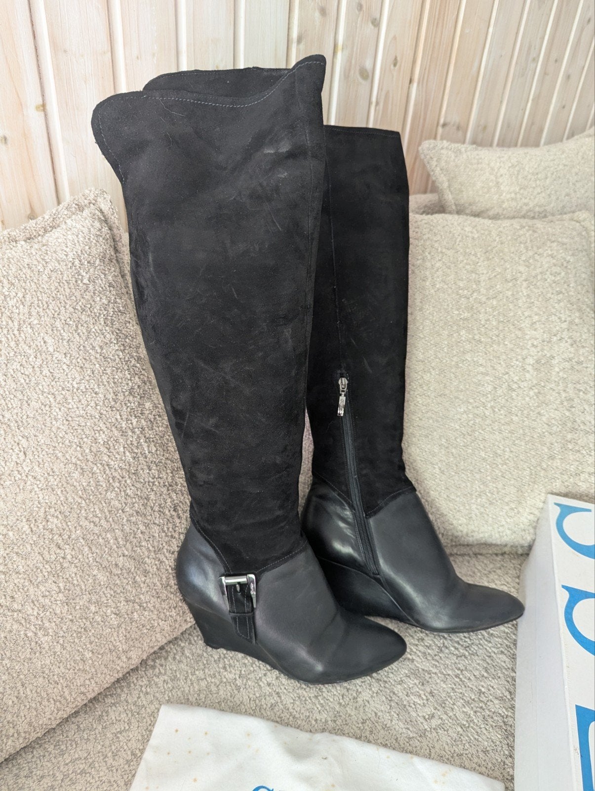 Guess lange laarzen zwart, maat 41, met nieuwe hakjes, Kleding | Dames, Schoenen, Hoge laarzen, Guess, Zwart, Nieuw