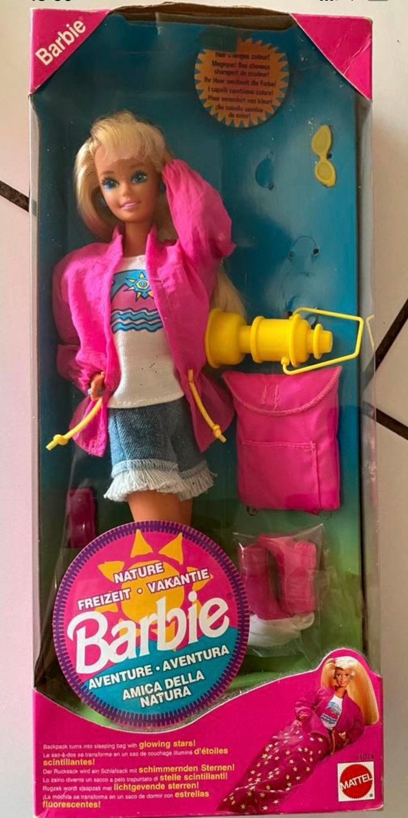 mattel, vintage Barbie pop, kamperen, jaren 70