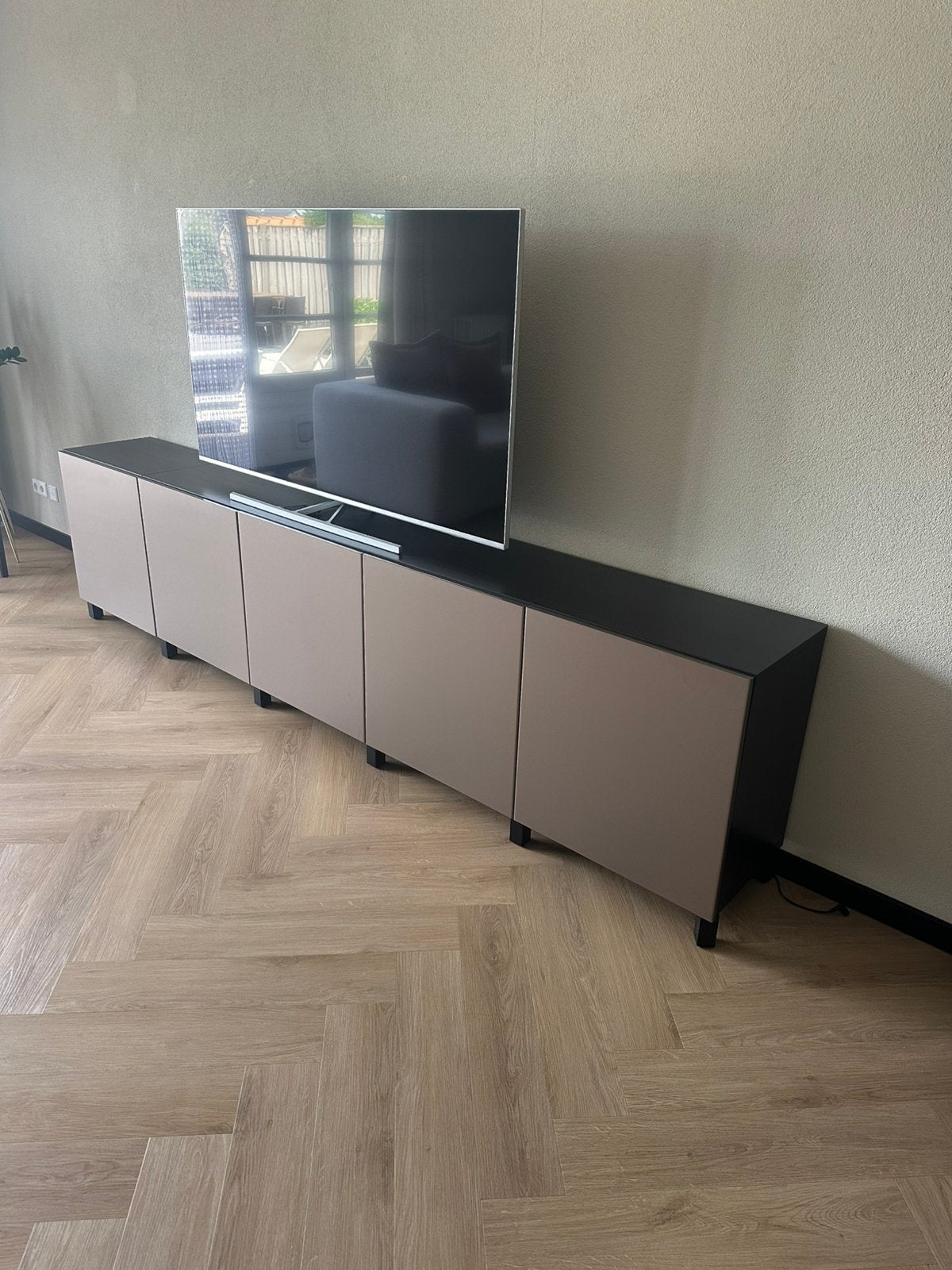 Tv meubel 300cm breed, Ophalen, Zo goed als nieuw, 200 cm of meer, Minder dan 100 cm