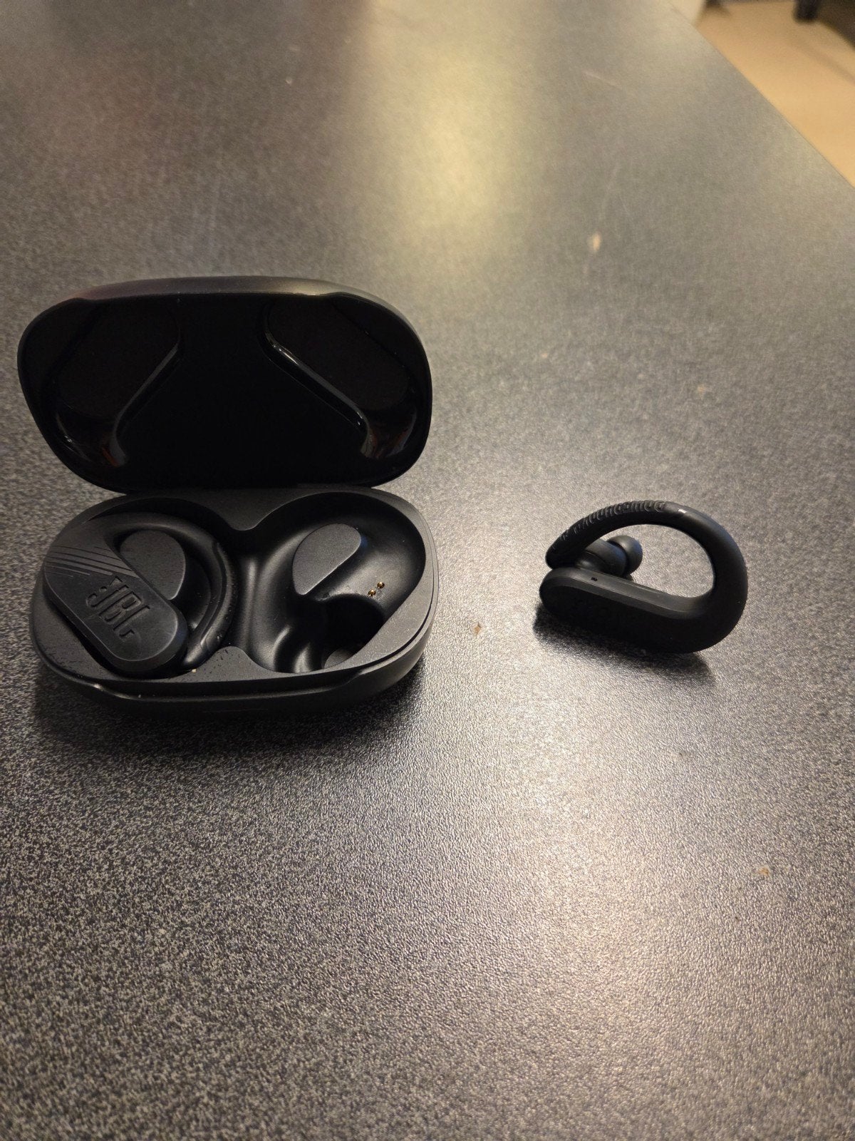 JBL Endurance Peak II Draadloze In-ear Koptelefoon Zwart, Audio, Tv en Foto, Koptelefoons, Gebruikt, In-ear, JBL, Zwart, Bluetooth