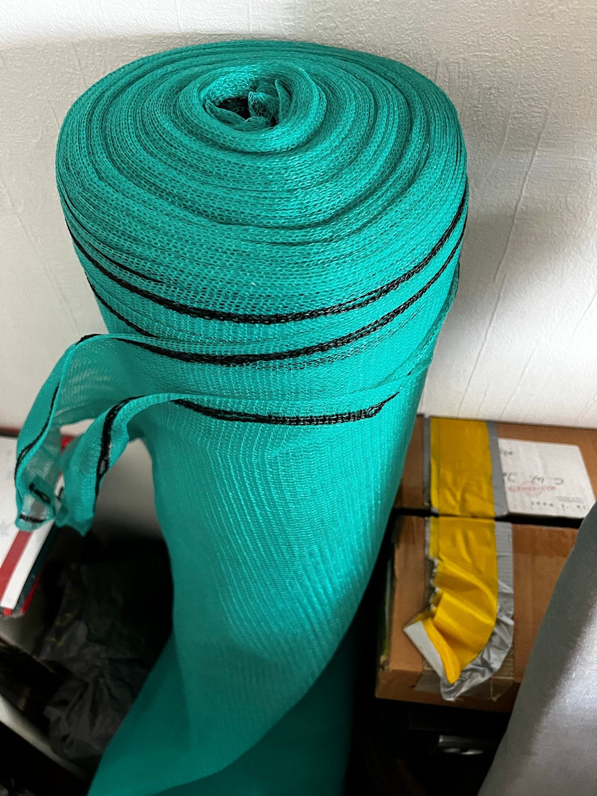 Grote rol groen afscheidingsdoek, Ophalen, Kunststof, 6 meter of meer, 1 tot 2 meter