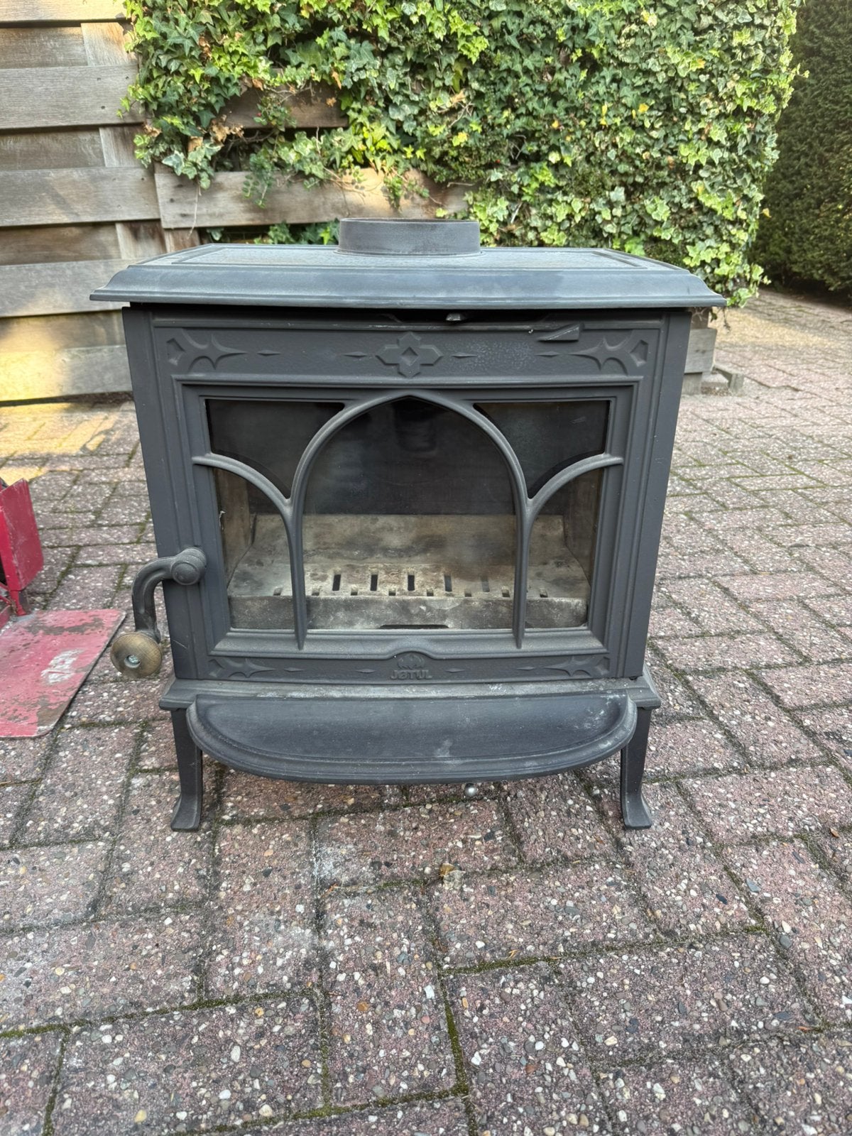 Jotul F100 - houtkachel 5kW, Huis en Inrichting, Ophalen, Gebruikt, Houtkachel, Vrijstaand